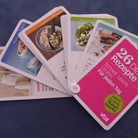 26 Diät-Rezepte-Karten im Fächer - Rezeptkarten