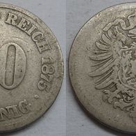 Deutsches Reich 10 Pfennig 1875 (A) ## L