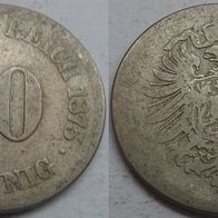 Deutsches Reich 10 Pfennig 1875 (A) ## B1