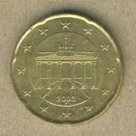 Deutschland 20 Cent 2003 F