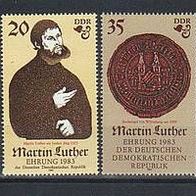 DDR 2754 - 2757 (500. Geburtstag von Martin Luther) postfrisch