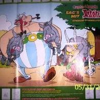duplo und hanuta Stickersammelposter Asterix und Obelix