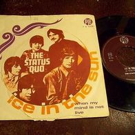 Status Quo - 7" Ice in the sun -skand. Pye Pressung 7N 17581 - sehr rares Cover !