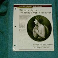 Stephanie von Hohenlohe: Hitlers Spionin - Infokarte über