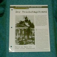 Der Reichstagsbrand - Infokarte über