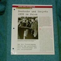 Deutsche und Sowjets 1939 in Polen - Infokarte über