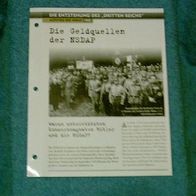Die Geldquellen der NSDAP - Infokarte über