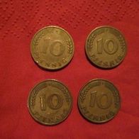 10 Pf. 1949 D, F, G und J