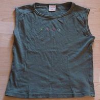 Mary Anne ärmelloses T-Shirt Top khaki Gr. 152