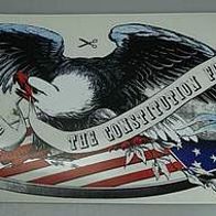 alter USA EAGLE Constitution Forever Auto Motorrad Aufkleber 1970er Jahre UHW Sticker