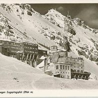 alte AK Schneefernerhaus gegen Zugspitze Gipfel 2964m