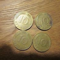 10 Pf. 1982 D, F, G und J