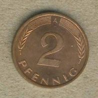 Deutschland 2 Pfennig 1992 A.