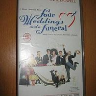 4 Hochzeiten und ein Todesfall Englisches Orginal VHS