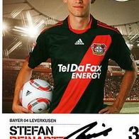 Stefan Reinartz Bayer 04 Leverkusen 2010 / 2011 Originalautogramm -al-
