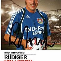 Rüdiger Vollborn Bayer 04 Leverkusen 2010 / 2011 Originalautogramm -al-