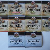 10 Bier-Etiketten - Karmelitenbrauerei Straubing, Bayern, Germany