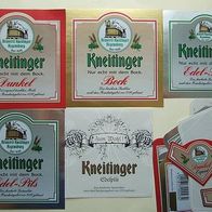 5 Bier-Etiketten - Brauerei Kneitinger, Regensburg, BY