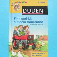 Kinderbuch Duden - Lesedetektive - Finn und Lili auf dem Bauernhof