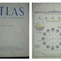 Atlas Zur Erd- und Länderkunde "Kleine Ausgabe" 1955