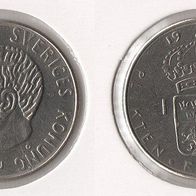 Schweden 1 Krone 1969 U "Gustaf VI. (1950-1973) vz