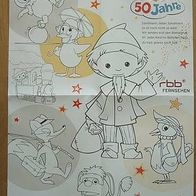 Poster 42 x 59 cm: 50 Jahre - Unser Sandmännchen, rbb Fernsehen