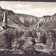 Thale am Harz - Eingang in das Bodetal gel.1963 (306)