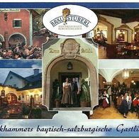 2 Postkarten Bräustüberl Hofbrauhaus Berchtesgaden Berchtesgadener Land Oberbayern
