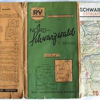 RV Stuttgart, alte Landkarte- Spezialwanderkarte Nr. 23