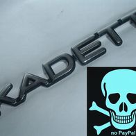 Opel KADETT Schriftzug, Emblem, oldtimmer KADETT (A), A-KADETT