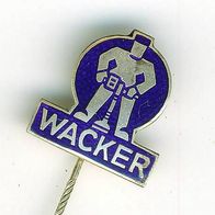 Wacker Baumaschinen emaillierte Anstecknadel 60er Jahre :