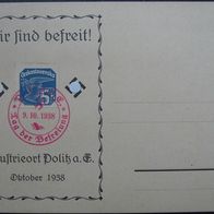 Sonderstempel - Tag der Befreiung - Politz - 1938 - Ceskoslovensko Nr. 365