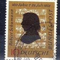 Bund 1956 Mi. 234 Todestag von Robert Schumann gestempelt (0118)