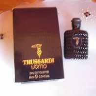 Miniatur Parfum Miniflakon EdT Trussardi UOMO schwarz 5ml OVP