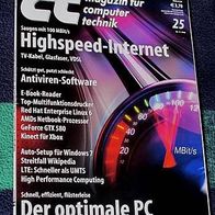 c´t magazin (ct) 25 / 22.10.2010 Highspeed-Internet, Antiviren-Software ...