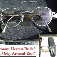 Giorgio-Armani-Herren-Brille * im Orig.-Armani-Hartschalen-Etui*