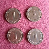 1 Pfennig 1990 "D, F, G und J"