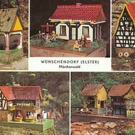 alte AK Wünschendorf Kr. Gera, 1982, Märchenwald, 5 Ansichten