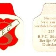 Wappen Emblem BFC Südring Berlin Deutschland Zigaretten-Bild Niemeyer Sammel