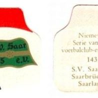 Wappen Emblem SV Saar 05 Saarbrücken Deutschland Niemeyer Zigaretten-Bild Sammel