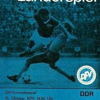 PRG EM-Quali DDR vs Schweiz 13.10.79 Deutschland GDR SUISSE Switzerland Berlin
