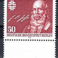 Berlin 1978 Mi. 570 * * 200. Geburtstag von Friedrich Ludwig Jahn Postfrisch (1876)