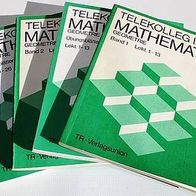 Telekolleg. Mathematik. Geometrie Band 1 + 2 + Übungsblätter Lösung, TR-Verlagsunion