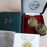 Belgien 2010 2 Euro Sondermünze PP