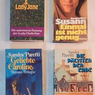 Buchpaket 4 Romane Frauen Sandra Paretti, Jacklin Susann, D.H. Lawrence Konvolut