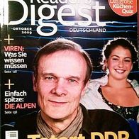 Reader´s Digest Deutschland Magazin Oktober 2009 Tatort DDR