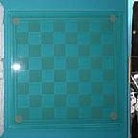 Schachspiel aus Glas mit Spielfiguren aus klarem und mattem Glas - für Dekoration