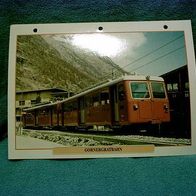 Die Gornergratbahn (Schweiz) - Infokarte über