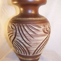 Akru Krupp Klinker / Hillscheid Sgraffito Keramik Vase * * *