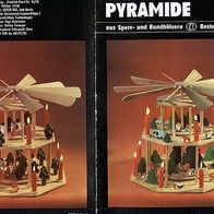 2136 Pyramide aus Sperr- und Rundhölzern A5 Verlag für die Frau DDR